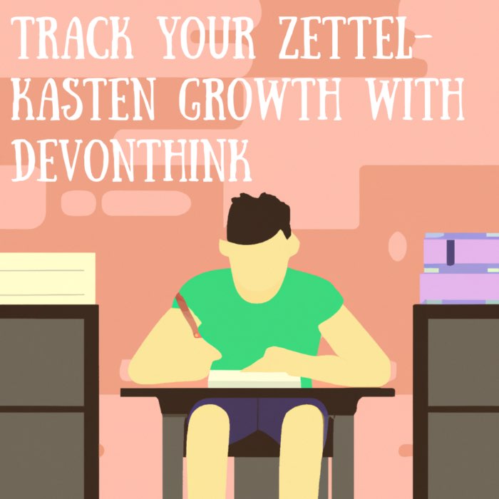Track the growth of your Zettelkasten with DEVONthink